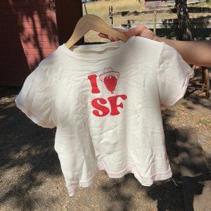 Handmade baby tee made by Fruitface San Francisco | Small